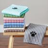 imageBone Dry Pet Grooming Towel Collection Absorbent Microfiber XLarge 41x235quot Striped TaupeStriped Hunter Green