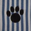 imageBone Dry Pet Grooming Towel Collection Absorbent Microfiber XLarge 41x235quot Striped TaupeStriped Navy