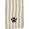 imageBone Dry Pet Grooming Towel Collection Absorbent Microfiber XLarge 41x235quot Striped TaupeStriped Taupe