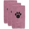 imageBone Dry Pet Grooming Embroidered Microfiber Towel Drying Collection 15x30 Hunter GreenRose