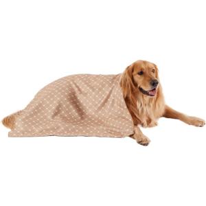 imageBone Dry Pet Grooming Towel Collection Absorbent Microfiber XLarge 41x235quot Trellis GrayTrellis Taupe