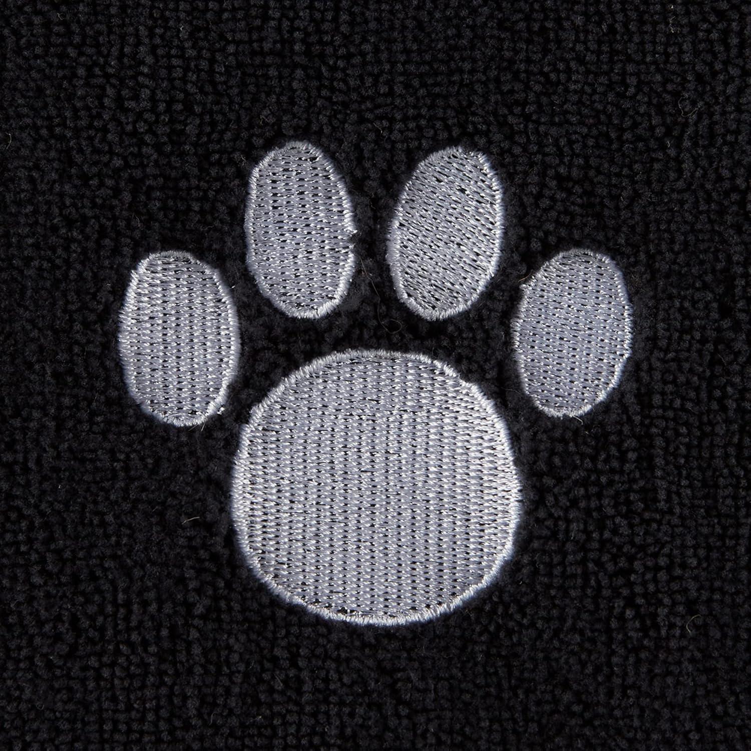imageBone Dry Pet Grooming Towel Collection Absorbent Microfiber XLarge 41x235quot Embroidered RedEmbroidered Black