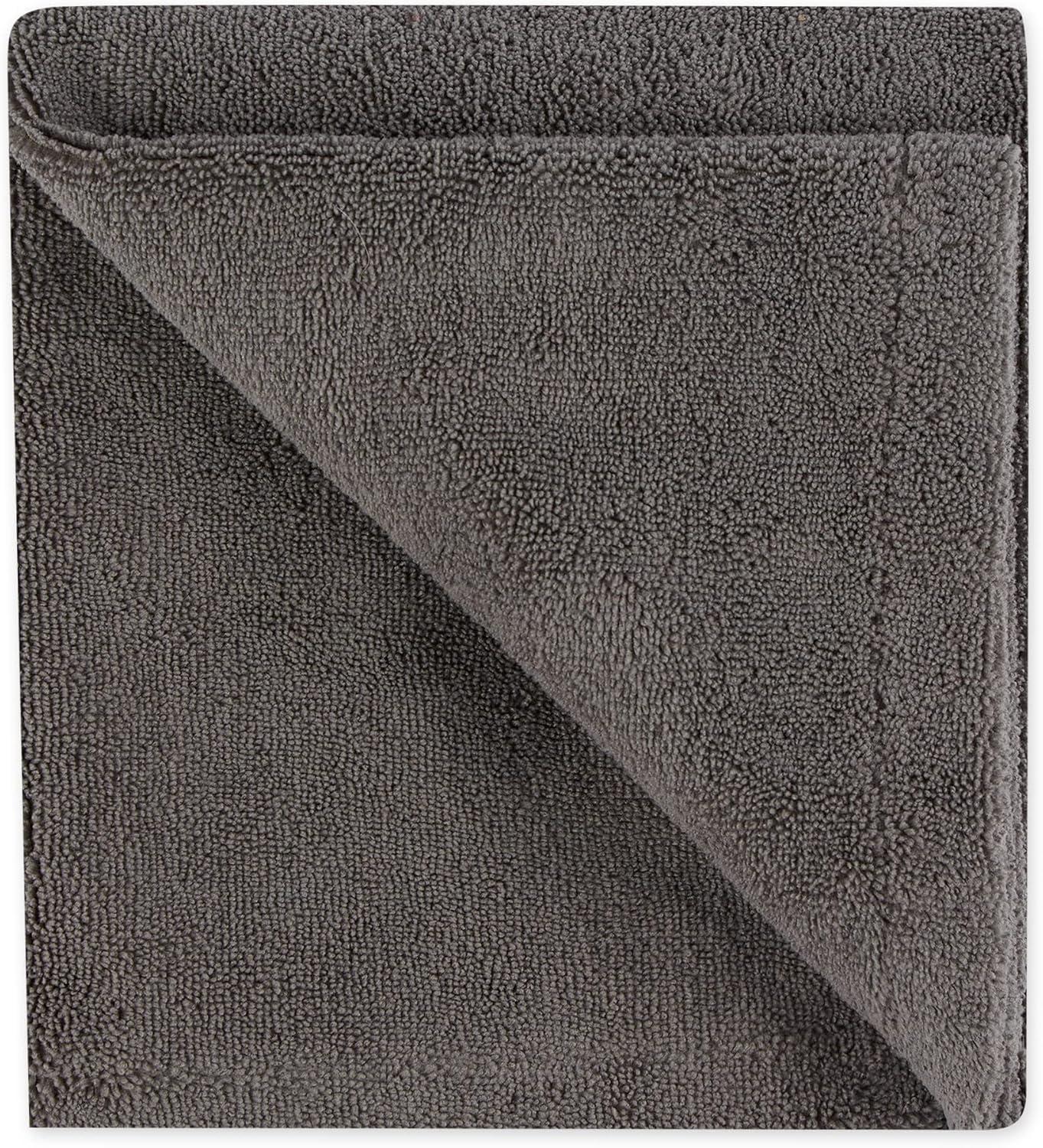 imageBone Dry Pet Grooming Towel Collection Absorbent Microfiber XLarge 41x235quot Embroidered RedEmbroidered Gray