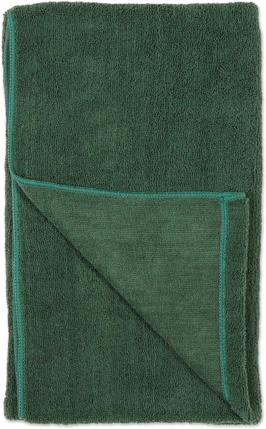imageBone Dry Pet Grooming Towel Collection Absorbent Microfiber XLarge 41x235quot Embroidered RedEmbroidered Hunter Green