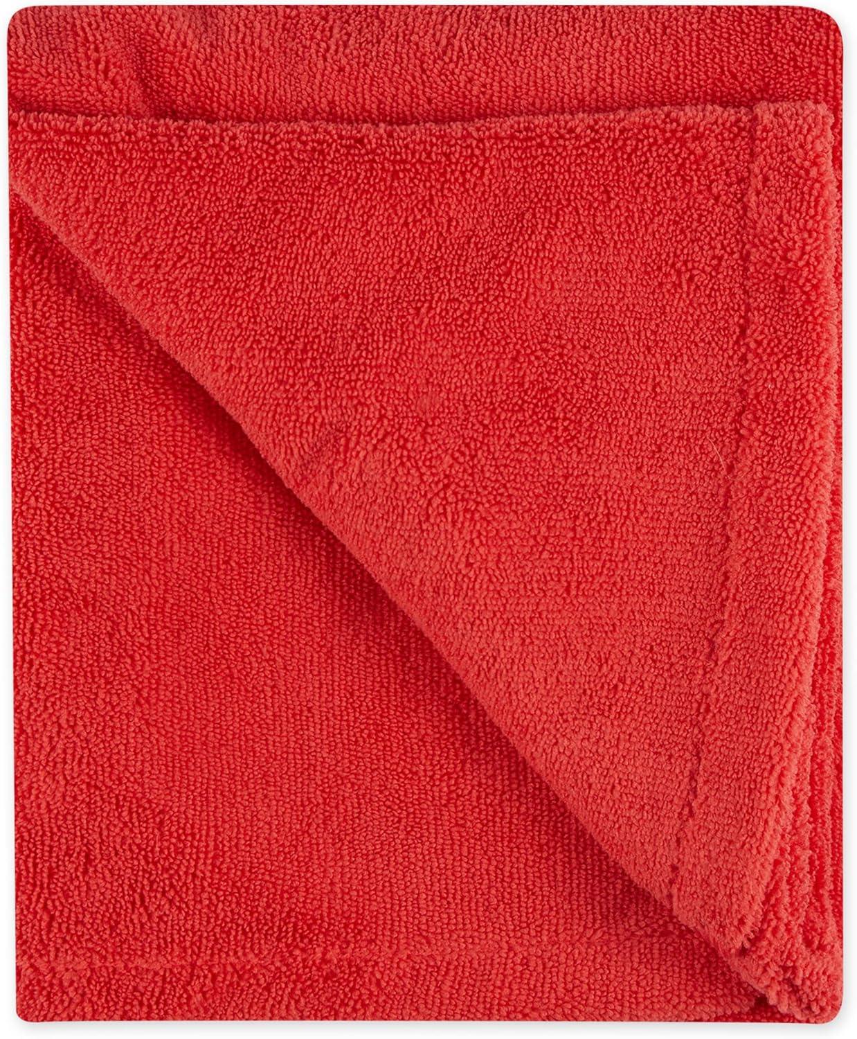 imageBone Dry Pet Grooming Towel Collection Absorbent Microfiber XLarge 41x235quot Embroidered RedEmbroidered Red