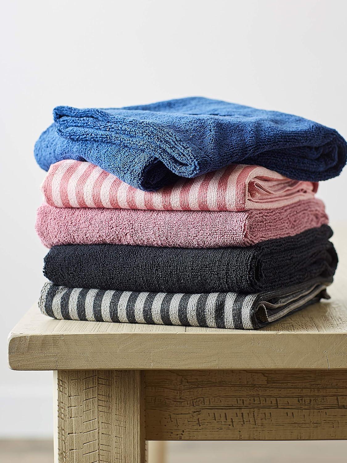 imageBone Dry Pet Grooming Towel Collection Absorbent Microfiber XLarge 41x235quot Embroidered RedNavy