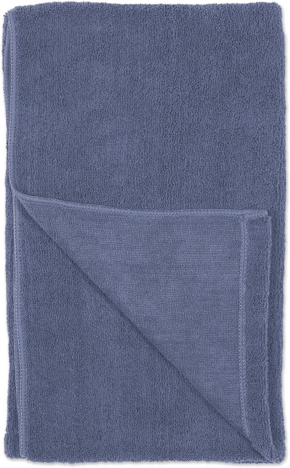 imageBone Dry Pet Grooming Towel Collection Absorbent Microfiber XLarge 41x235quot Embroidered RedStonewash Blue