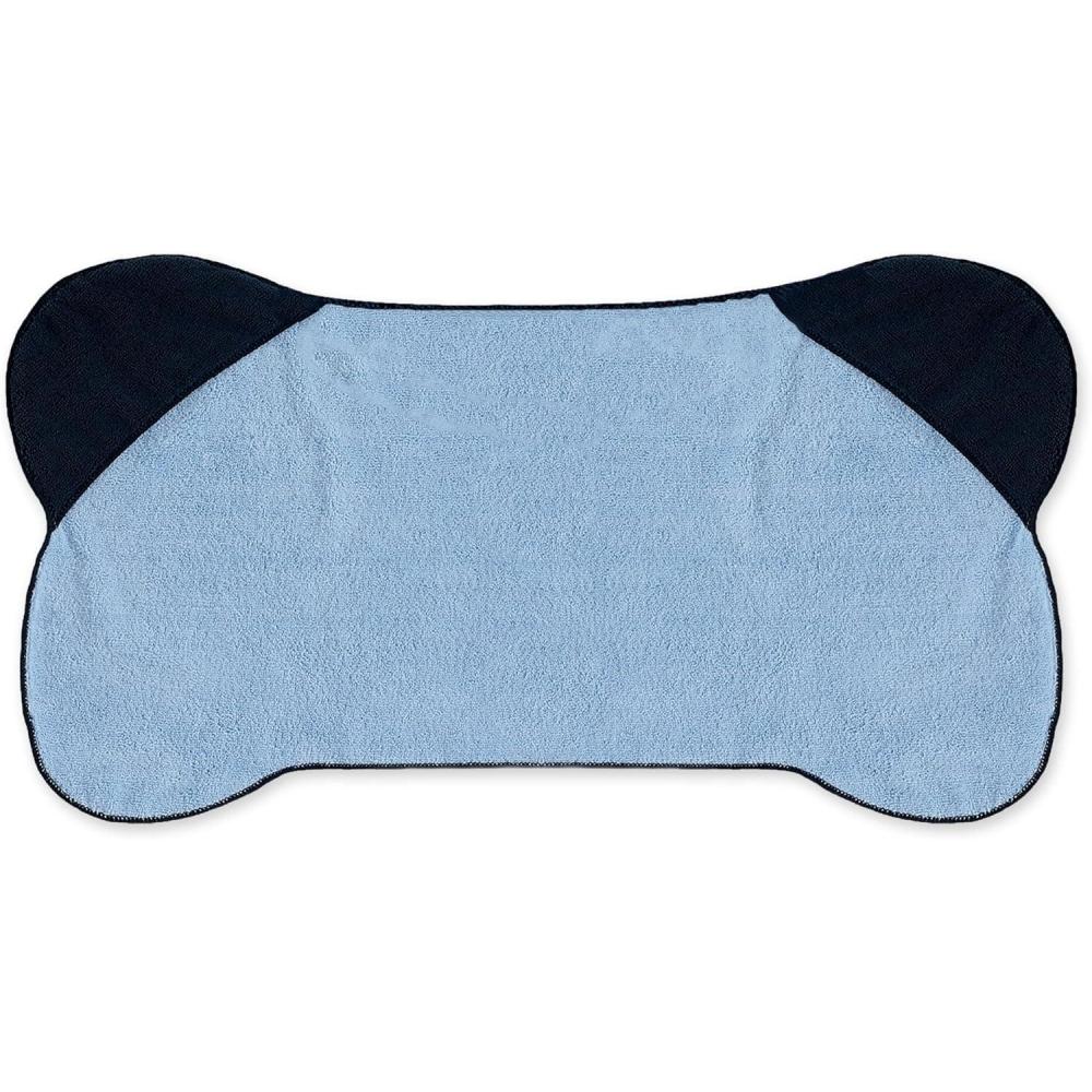 imageBone Dry Drying Pet Towel Bone Towel with Pockets  30 x 16 Blue