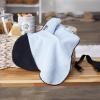 imageBone Dry Drying Pet Towel Bone Towel with Pockets  30 x 16 Blue