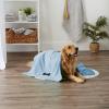 imageBone Dry Pet Grooming Towel Collection Absorbent Microfiber XLarge 41x235quot Embroidered RedBlue
