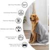 imageBone Dry Pet Grooming Towel Collection Absorbent Microfiber XLarge 41x235quot Embroidered RedBlue
