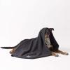 imageBone Dry Pet Grooming Towel Collection Absorbent Microfiber XLarge 41x235quot Embroidered RedEmbroidered Black