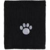 imageBone Dry Pet Grooming Towel Collection Absorbent Microfiber XLarge 41x235quot Embroidered RedEmbroidered Black