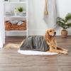imageBone Dry Pet Grooming Towel Collection Absorbent Microfiber XLarge 41x235quot Embroidered RedEmbroidered Gray