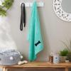 imageBone Dry Pet Grooming Towel Collection Absorbent Microfiber XLarge 41x235quot Embroidered RedEmbroidered Green