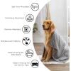 imageBone Dry Pet Grooming Towel Collection Absorbent Microfiber XLarge 41x235quot Embroidered RedEmbroidered Green