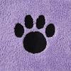 imageBone Dry Pet Grooming Towel Collection Absorbent Microfiber XLarge 41x235quot Embroidered RedEmbroidered Lavender