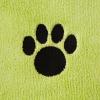 imageBone Dry Pet Grooming Towel Collection Absorbent Microfiber XLarge 41x235quot Embroidered RedEmbroidered Lettuce Green
