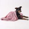 imageBone Dry Pet Grooming Towel Collection Absorbent Microfiber XLarge 41x235quot Embroidered RedEmbroidered Rose