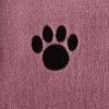 imageBone Dry Pet Grooming Towel Collection Absorbent Microfiber XLarge 41x235quot Embroidered RedEmbroidered Rose