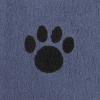 imageBone Dry Pet Grooming Towel Collection Absorbent Microfiber XLarge 41x235quot Embroidered RedStonewash Blue