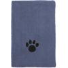 imageBone Dry Pet Grooming Towel Collection Absorbent Microfiber XLarge 41x235quot Embroidered RedStonewash Blue