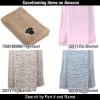 imageBone Dry Pet Grooming Towel Collection Absorbent Microfiber XLarge 41x235quot Embroidered RedTaupe