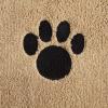 imageBone Dry Pet Grooming Towel Collection Absorbent Microfiber XLarge 41x235quot Embroidered RedTaupe