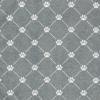 imageBone Dry Pet Grooming Towel Collection Trellis Print Microfiber Absorbent Drying Set 15x30 Gray 3 CountGray