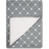 imageBone Dry Pet Grooming Towel Collection Trellis Print Microfiber Absorbent Drying Set 15x30 Gray 3 CountGray