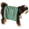 imageBone Dry Pet Grooming Towel Collection Trellis Print Microfiber Absorbent Drying Set 15x30 Gray 3 CountHunter Green