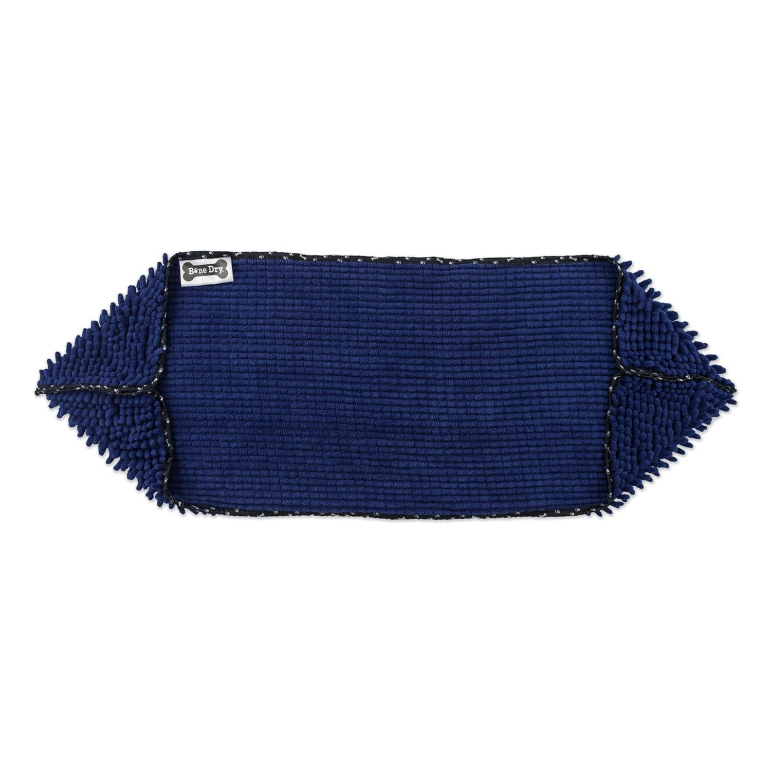imageBone Dry Drying Pet Towel Pocket Towels  32 x 6 Navy