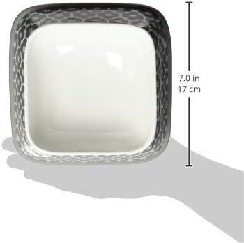 imageBone Dry Lattice Collection Pet Bowl ampamp Canister Large Set 75x24quot Nautical Blue 2 PieceGray