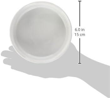 imageBone Dry Lattice Collection Pet Bowl ampamp Canister Single Dish Large 75x24quot Nautical BlueNautical Blue