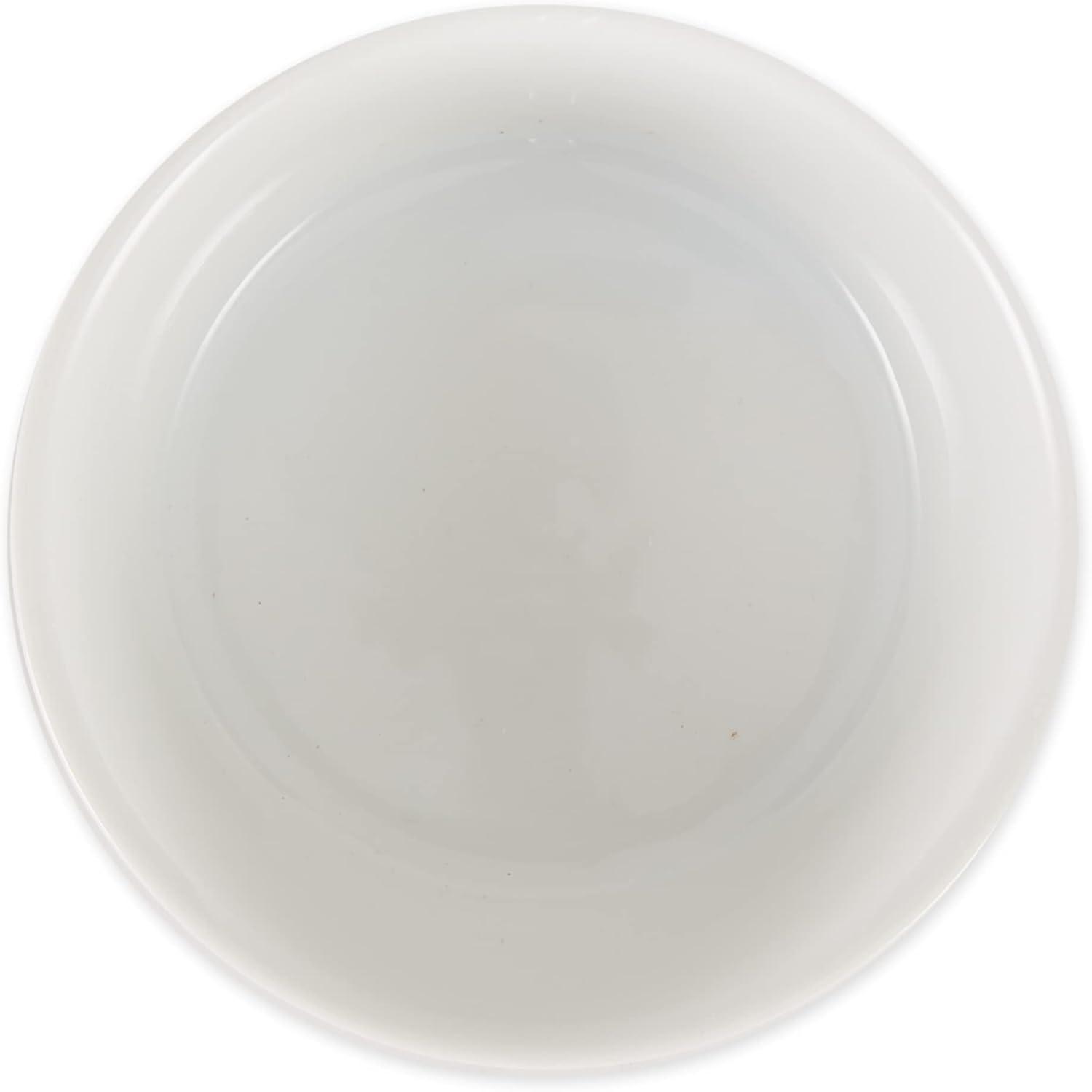 imageBone Dry Lattice Collection Pet Bowl ampamp Canister Single Dish Large 75x24quot Nautical BlueRose
