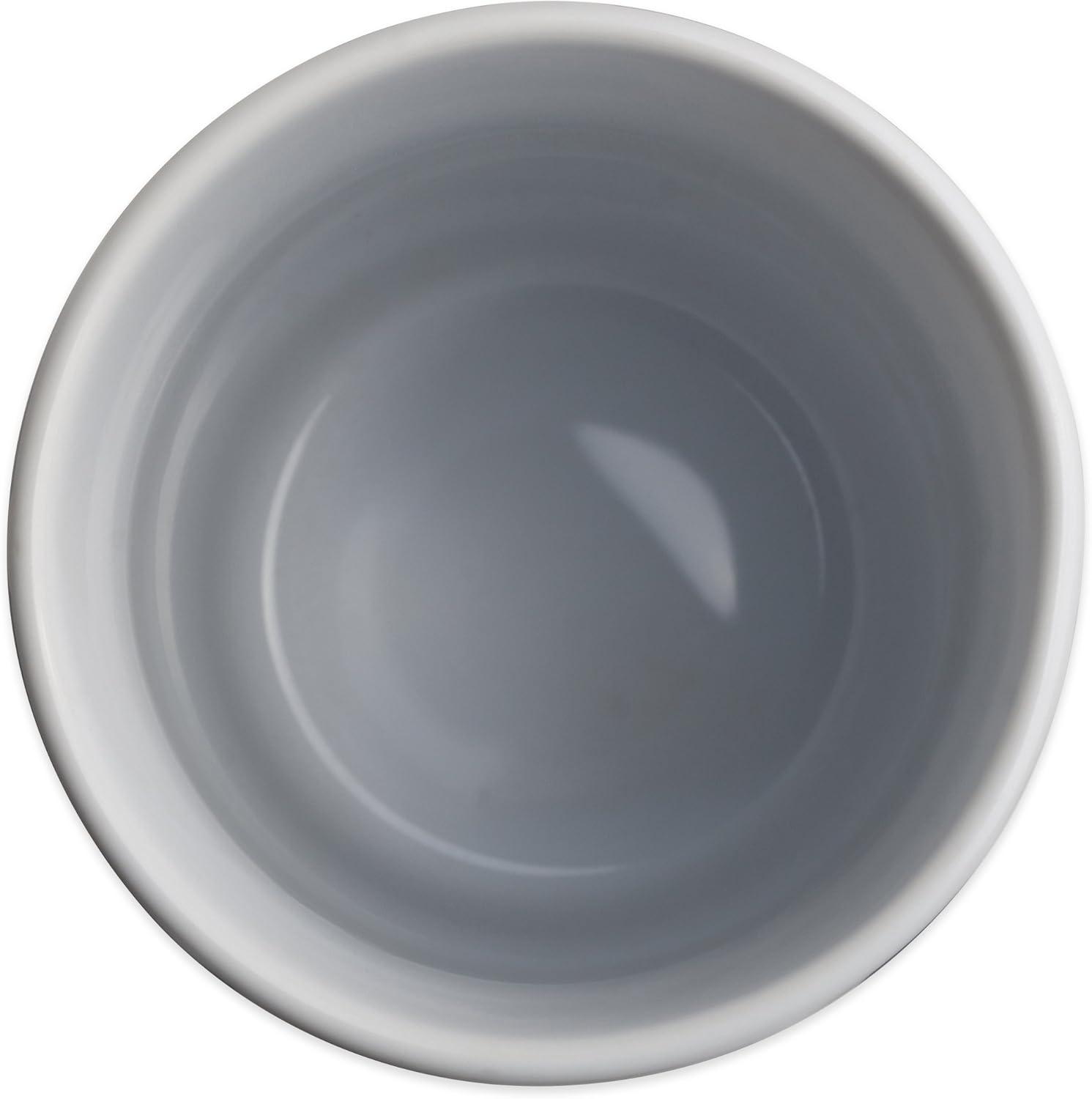 imageBone Dry Lattice Collection Pet Bowl ampamp Canister Treat Canister 4x65quot Nautical BlueGray