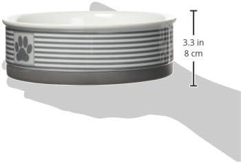 imageBone Dry Paw ampamp Patch Ceramic Pet Collection Large Set 75x24quot Nautical Blue Pack of 2Gray