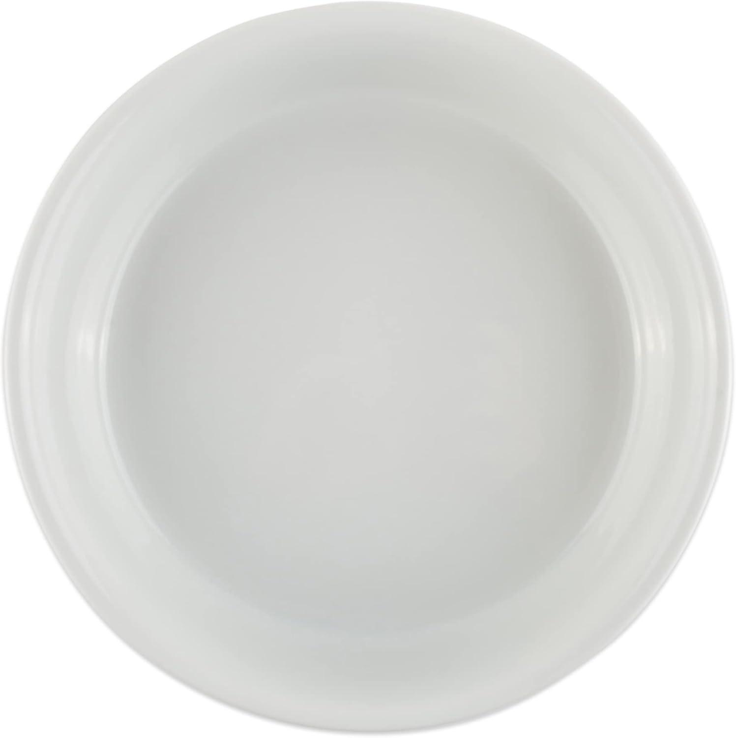 imageBone Dry Pet Bowl Collection Ceramic Set Small Marble 2 Count WhiteWhite