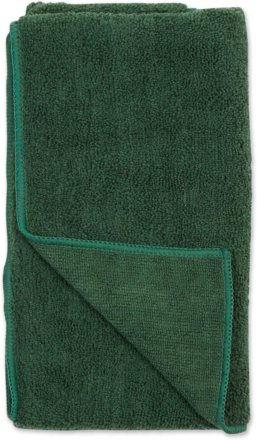 imageBone Dry Pet Grooming Towel Collection Embroidered Absorbent Microfiber Drying Set 15x30 Pink 3 CountHunter Green