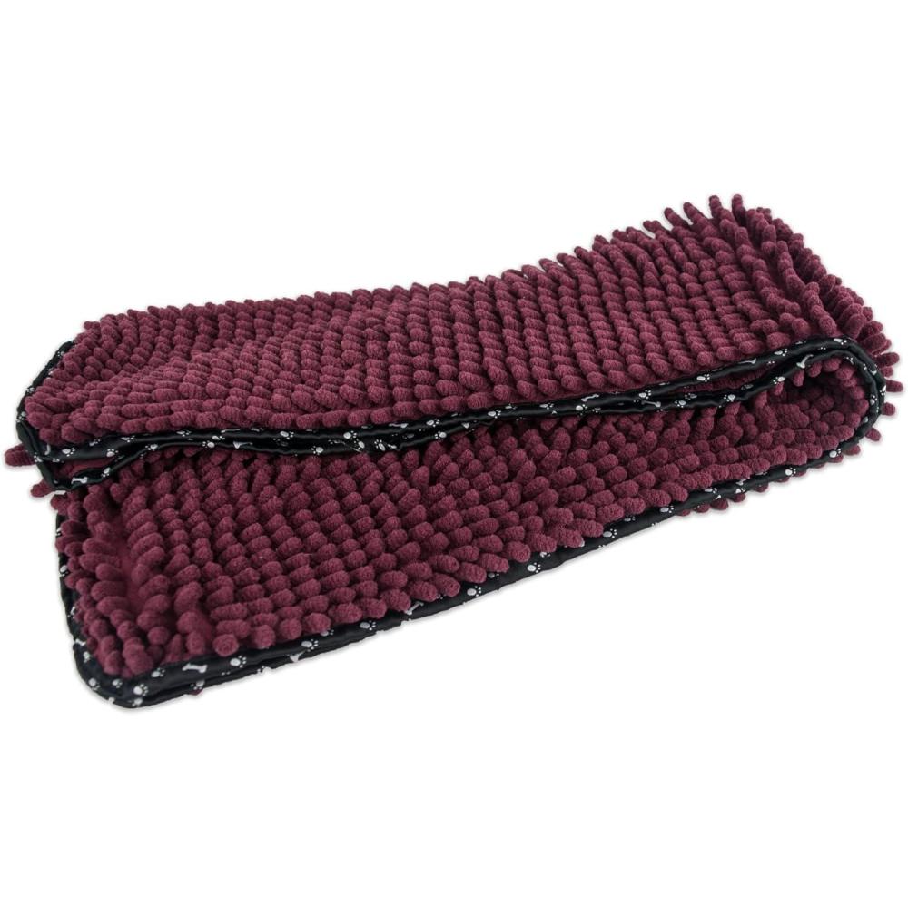imageBone Dry Drying Pet Towel Pocket Towels  32 x 6 Red