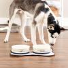 imageBone Dry Ceramic Food ampamp Water Bowls for Pets NonSlip for Secure Less Messy Feeding Microwave ampamp Dishwasher Safe Single Dish Large 75x24quot Red White ampamp BlueEatDrink