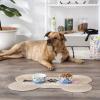 imageBone Dry Ceramic Food ampamp Water Bowls for Pets NonSlip for Secure Less Messy Feeding Microwave ampamp Dishwasher Safe Single Dish Large 75x24quot Red White ampamp BlueAzulejos Tile