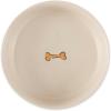 imageBone Dry Ceramic Food ampamp Water Bowls for Pets NonSlip for Secure Less Messy Feeding Microwave ampamp Dishwasher Safe Single Dish Large 75x24quot Red White ampamp BlueTerrazzo
