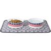 imageBone Dry Ceramic Food ampamp Water Bowls for Pets NonSlip for Secure Less Messy Feeding Microwave ampamp Dishwasher Safe Single Dish Large 75x24quot Red White ampamp BlueStars  Stripes