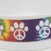 imageBone Dry Ceramic Food ampamp Water Bowls for Pets NonSlip for Secure Less Messy Feeding Microwave ampamp Dishwasher Safe Single Dish Large 75x24quot Red White ampamp BluePeace Paw