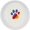 imageBone Dry Ceramic Food ampamp Water Bowls for Pets NonSlip for Secure Less Messy Feeding Microwave ampamp Dishwasher Safe Single Dish Large 75x24quot Red White ampamp BlueRainbow Paw
