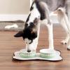 imageBone Dry Ceramic Food ampamp Water Bowls for Pets NonSlip for Secure Less Messy Feeding Microwave ampamp Dishwasher Safe Single Dish Large 75x24quot Red White ampamp BlueDesert Sage Petite Check