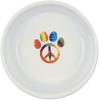 imageBone Dry Ceramic Food ampamp Water Bowls for Pets NonSlip for Secure Less Messy Feeding Microwave ampamp Dishwasher Safe Single Dish Large 75x24quot Red White ampamp BluePeace Paw
