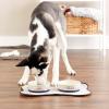 imageBone Dry Ceramic Food ampamp Water Bowls for Pets NonSlip for Secure Less Messy Feeding Microwave ampamp Dishwasher Safe Single Dish Large 75x24quot Red White ampamp BlueEatDrink