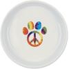 imageBone Dry Ceramic Food ampamp Water Bowls for Pets NonSlip for Secure Less Messy Feeding Microwave ampamp Dishwasher Safe Single Dish Large 75x24quot Red White ampamp BluePeace Paw
